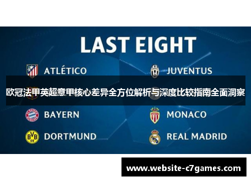 欧冠法甲英超意甲核心差异全方位解析与深度比较指南全面洞察